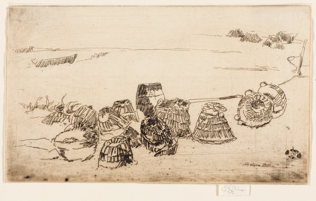 Trampas para langostas - Selsea Bill de James Abbott McNeill Whistler