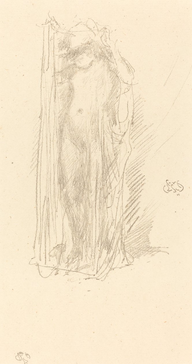 Modelo drapeado de James Abbott McNeill Whistler