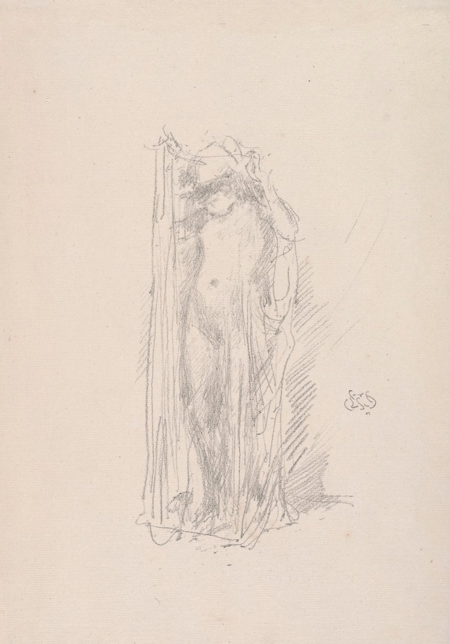Drapeado de modelos de James McNeill Whistler
