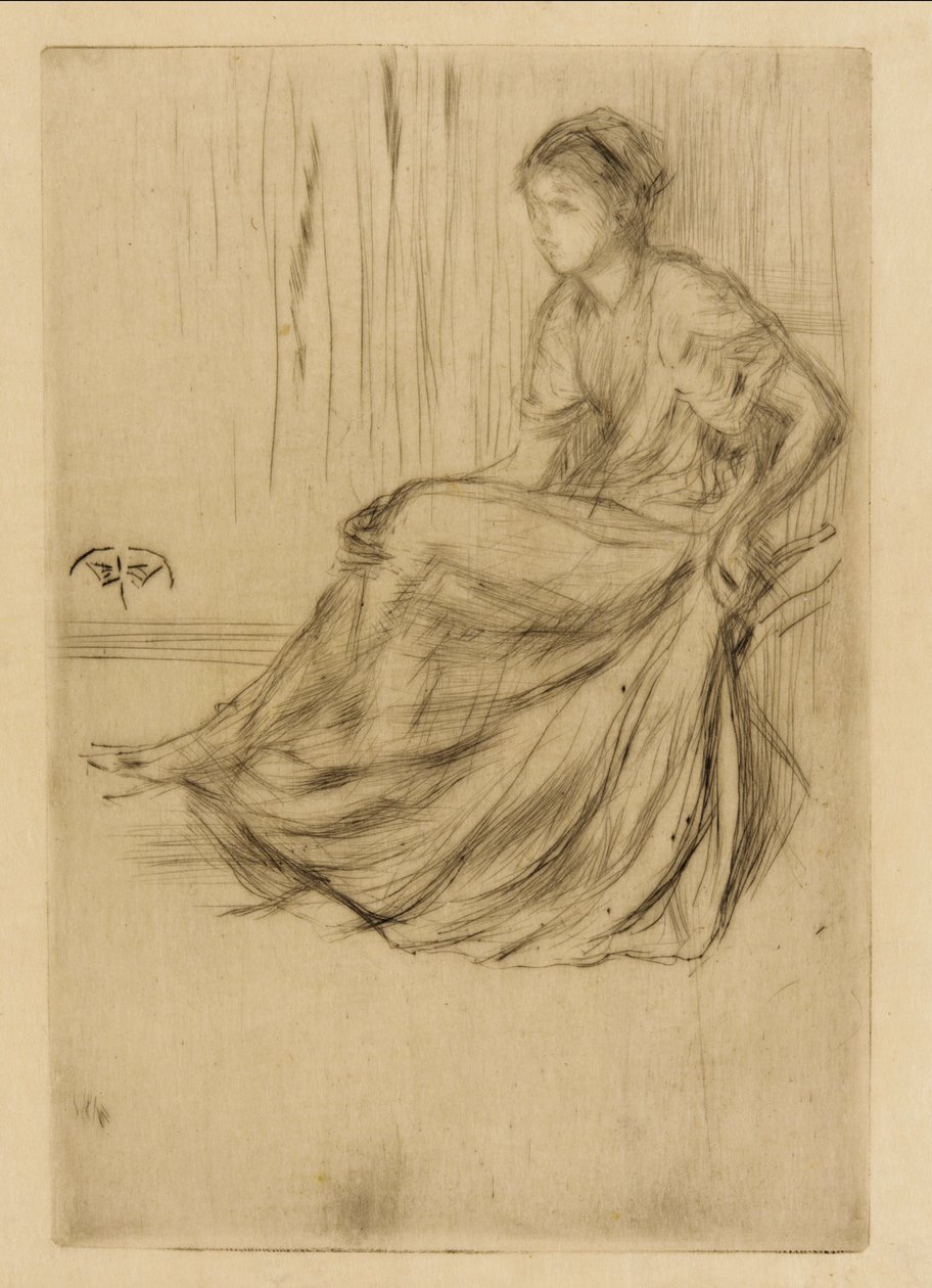 Modelo Sentado de James Abbott McNeill Whistler