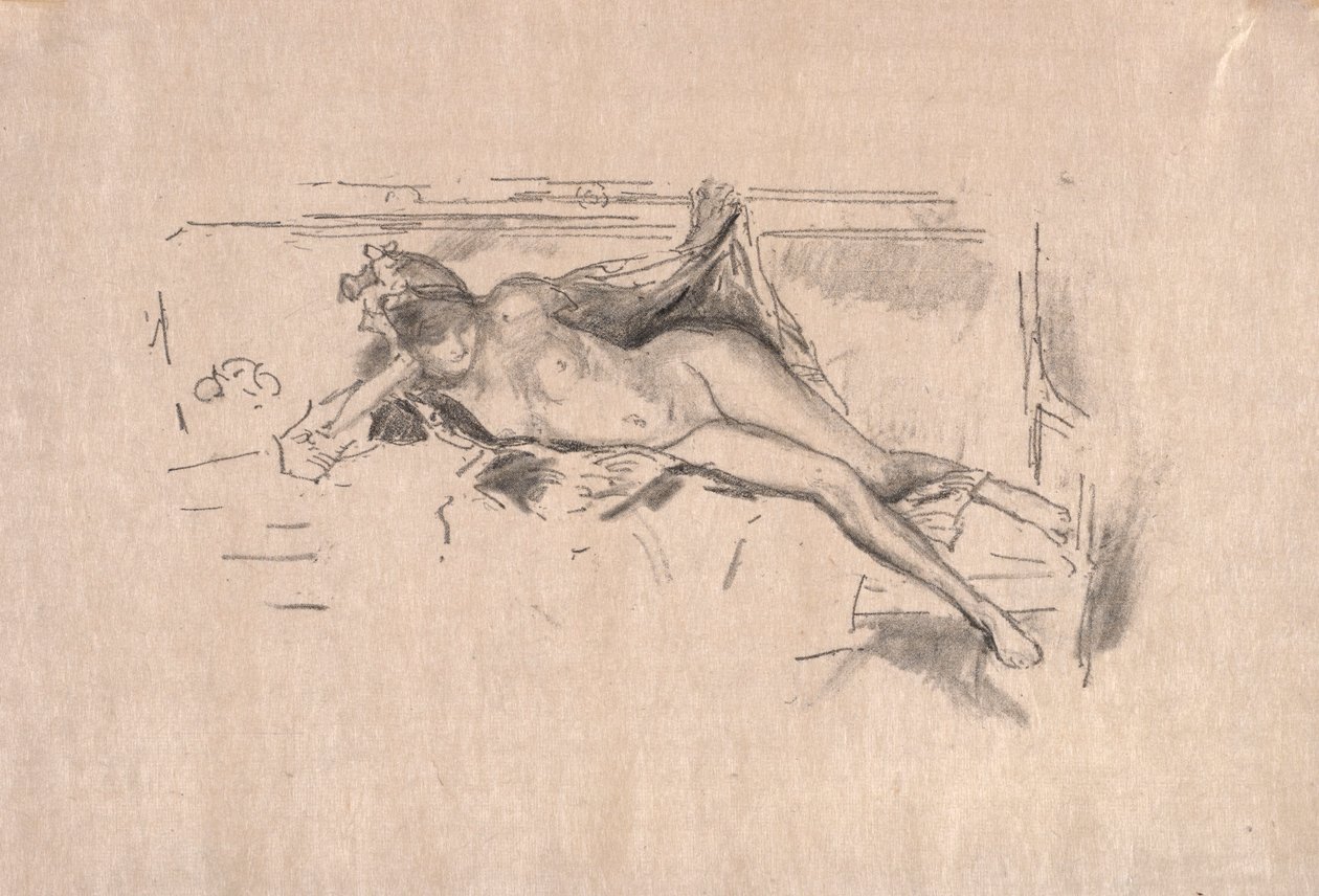 Nude Model Reclining de James McNeill Whistler