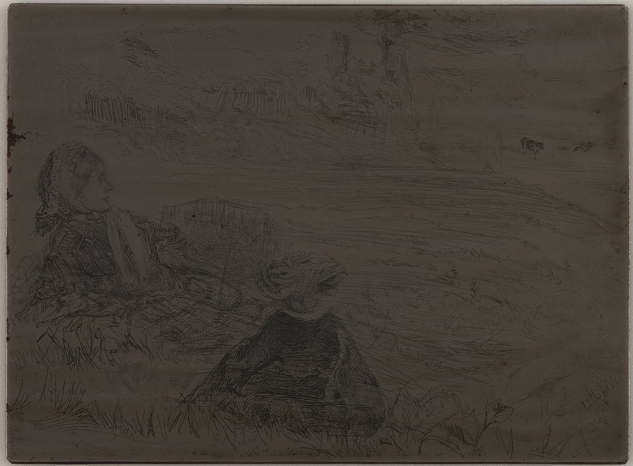 Niñera y niño de James Abbott McNeill Whistler