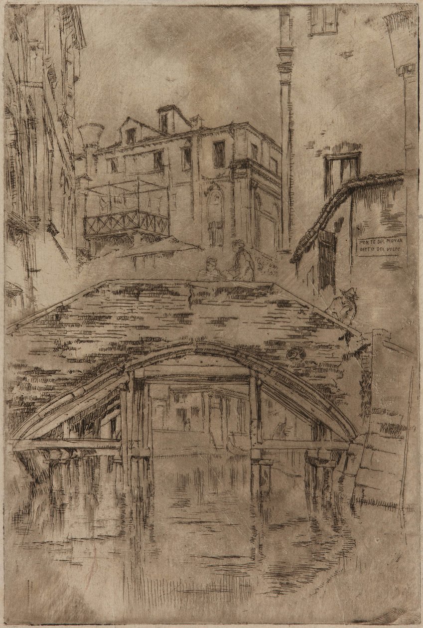 Ponte del Piovan de James Abbott McNeill Whistler