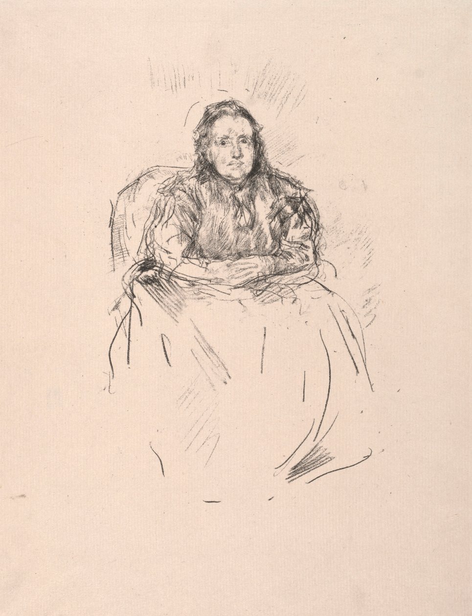 Estudio de retrato - Sra. Phillip de James McNeill Whistler