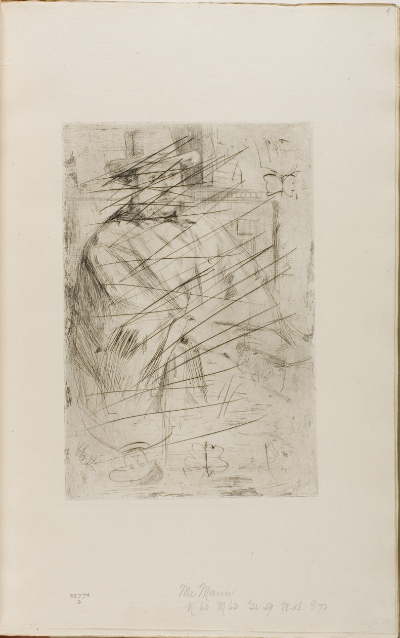 Retrato de un hombre de James Abbott McNeill Whistler