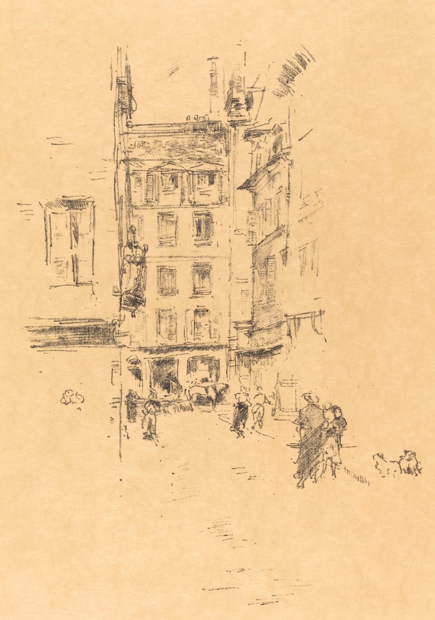 Rue Furstenburg de James Abbott McNeill Whistler