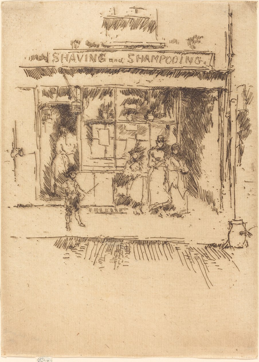 Afeitado y Champú de James Abbott McNeill Whistler