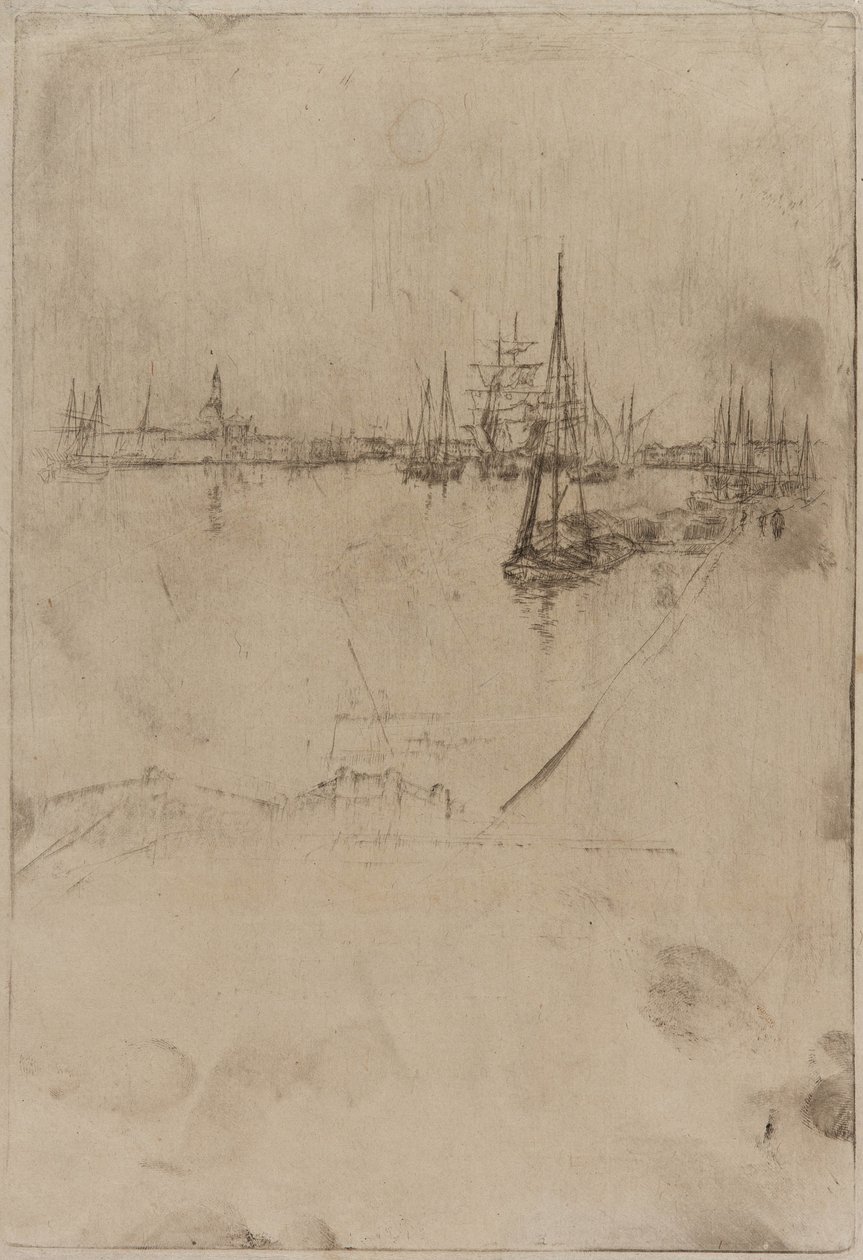 Embarcaciones, Venecia de James Abbott McNeill Whistler