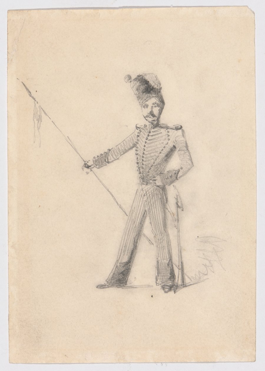 Soldado con lanza de James Abbott McNeill Whistler
