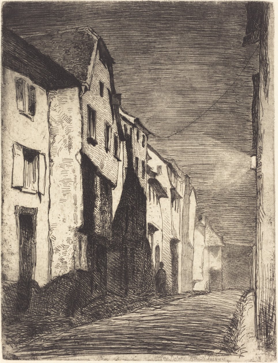 Calle en Saverne de James Abbott McNeill Whistler