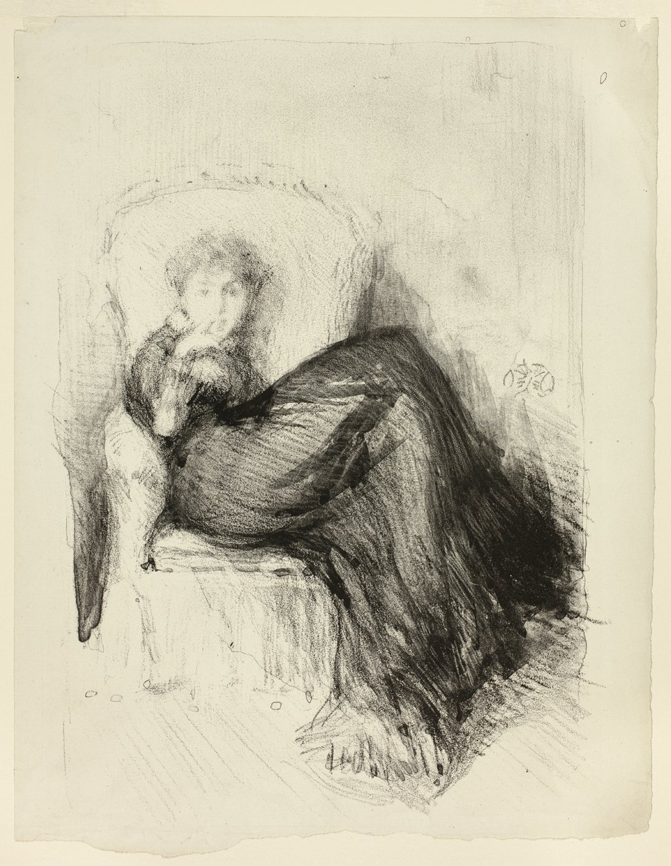 Estudio: Maud sentada de James Abbott McNeill Whistler