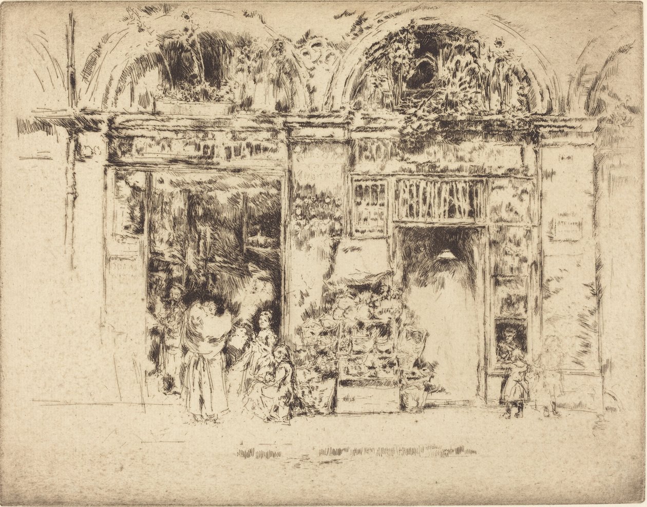 Girasoles, Rue des Beaux-Arts de James Abbott McNeill Whistler