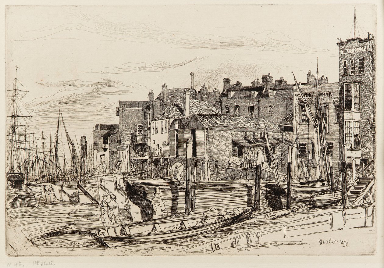 Policía del Támesis de James Abbott McNeill Whistler