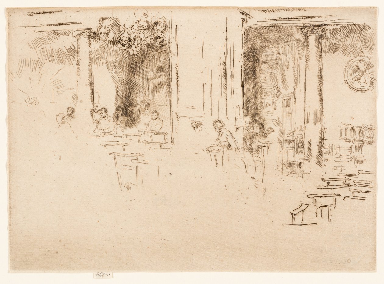 La iglesia - Bruselas (Adoración) de James Abbott McNeill Whistler