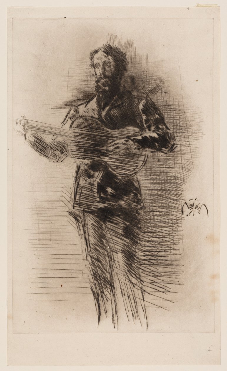 El Jugador de Guitarra de James Abbott McNeill Whistler