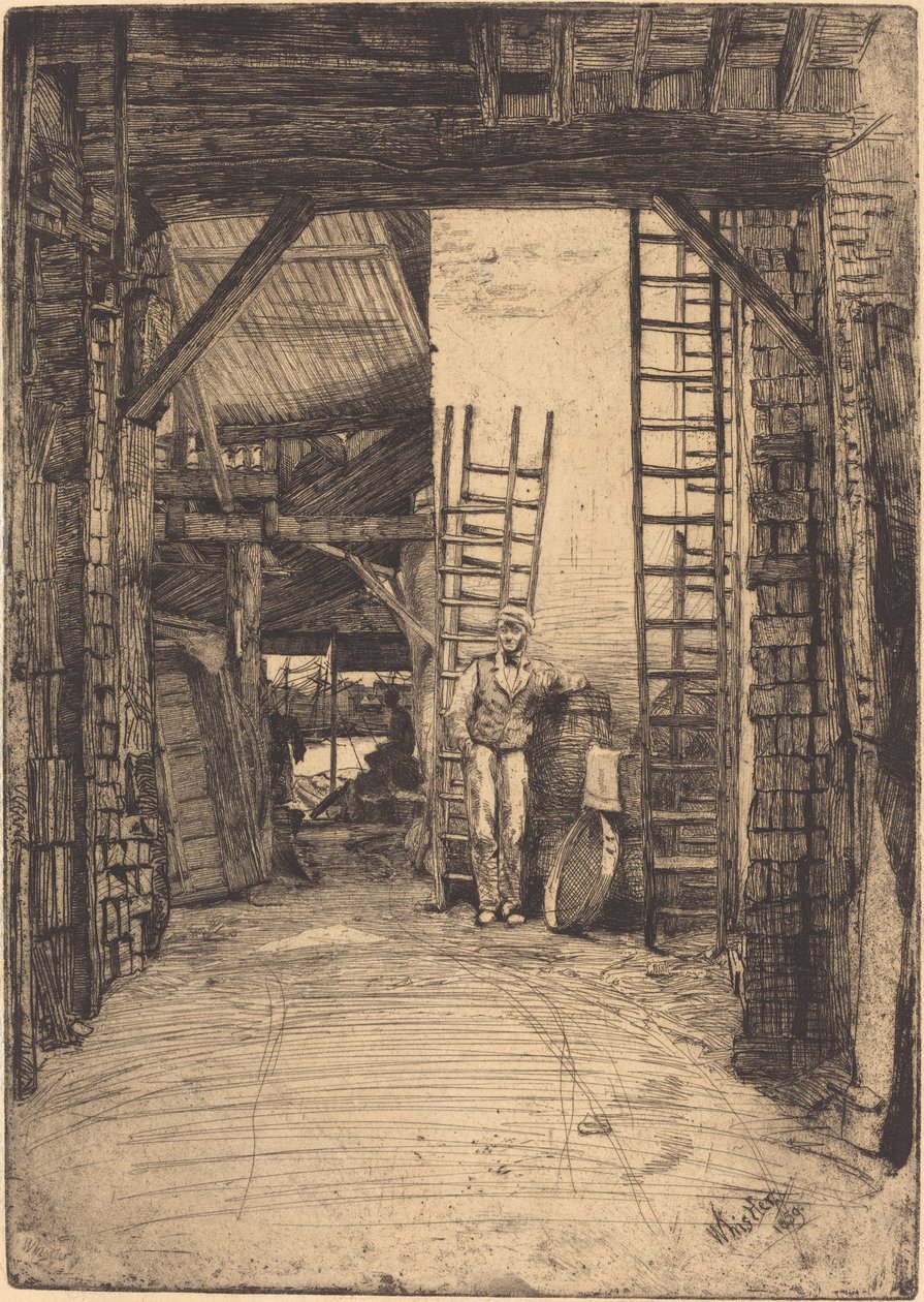 El quemador de cal de James Abbott McNeill Whistler