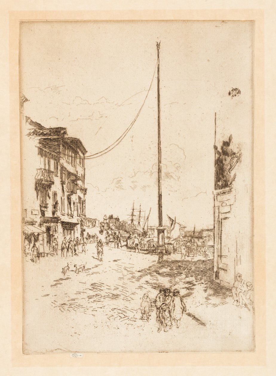 El pequeño mástil de James Abbott McNeill Whistler