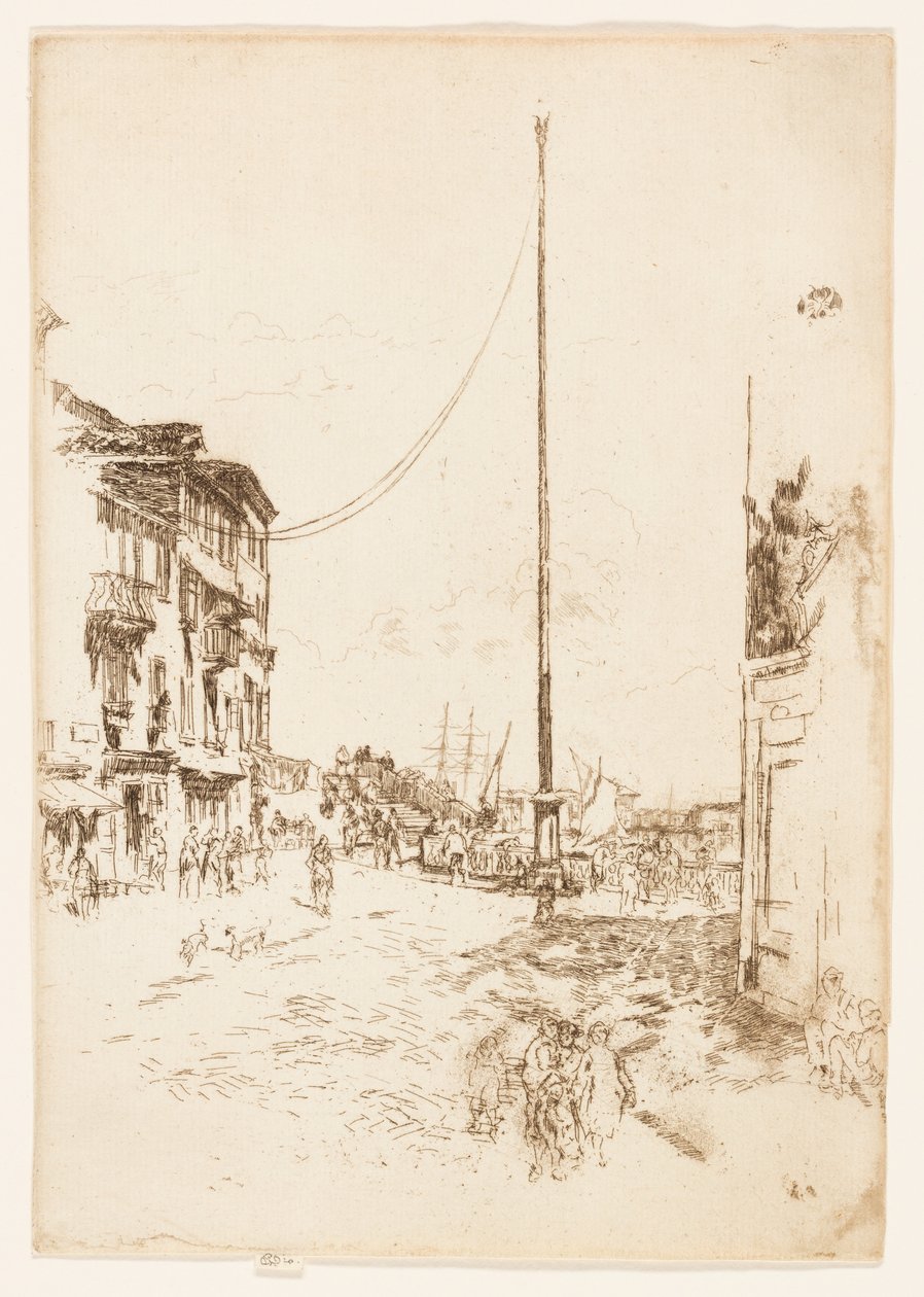 El pequeño mástil de James Abbott McNeill Whistler