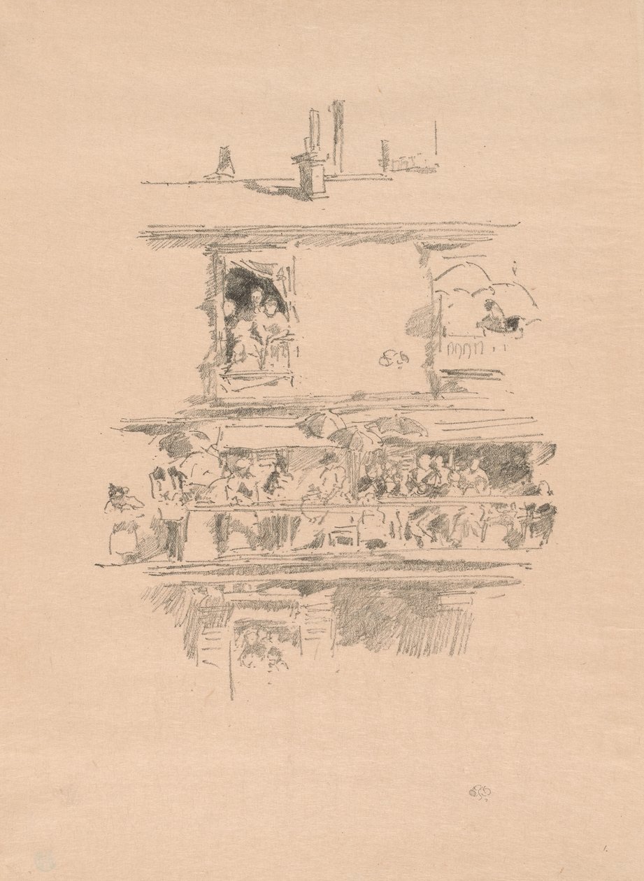 El balcón largo de James McNeill Whistler