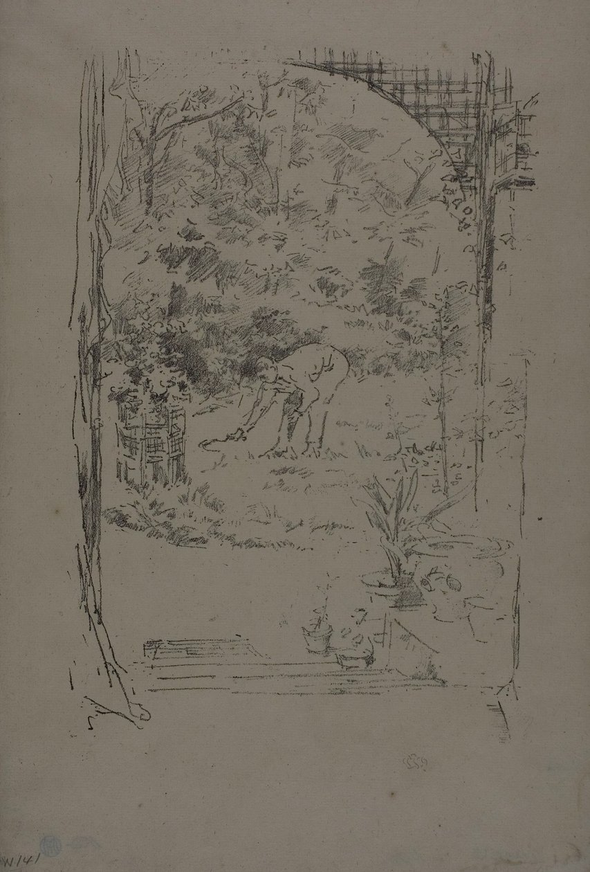 El hombre con una hoz de James Abbott McNeill Whistler