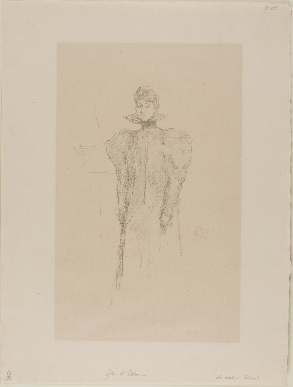 El collar de los Medici de James Abbott McNeill Whistler