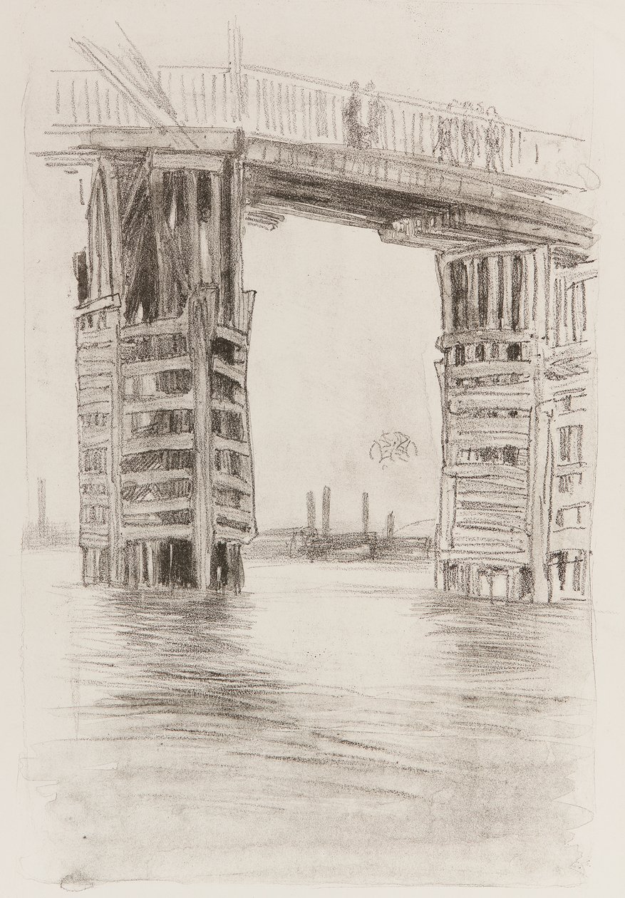 El puente alto de James Abbott McNeill Whistler