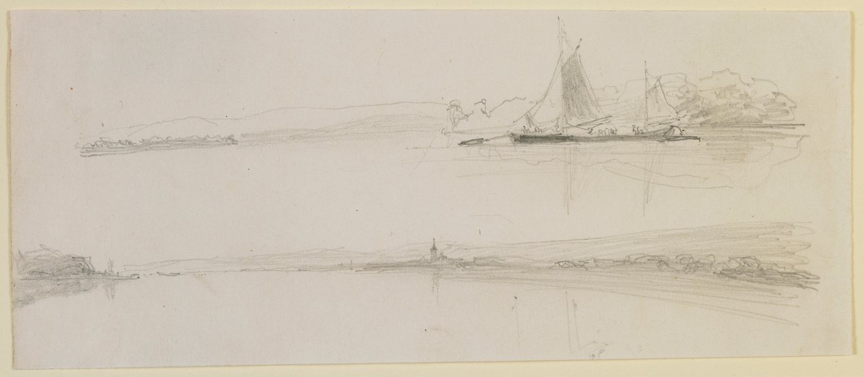 Dos escenas en un río de James Abbott McNeill Whistler