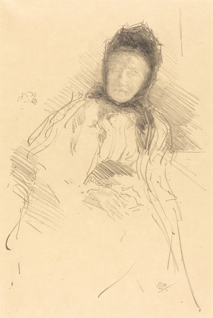 Boceto inacabado de Lady Haden de James Abbott McNeill Whistler