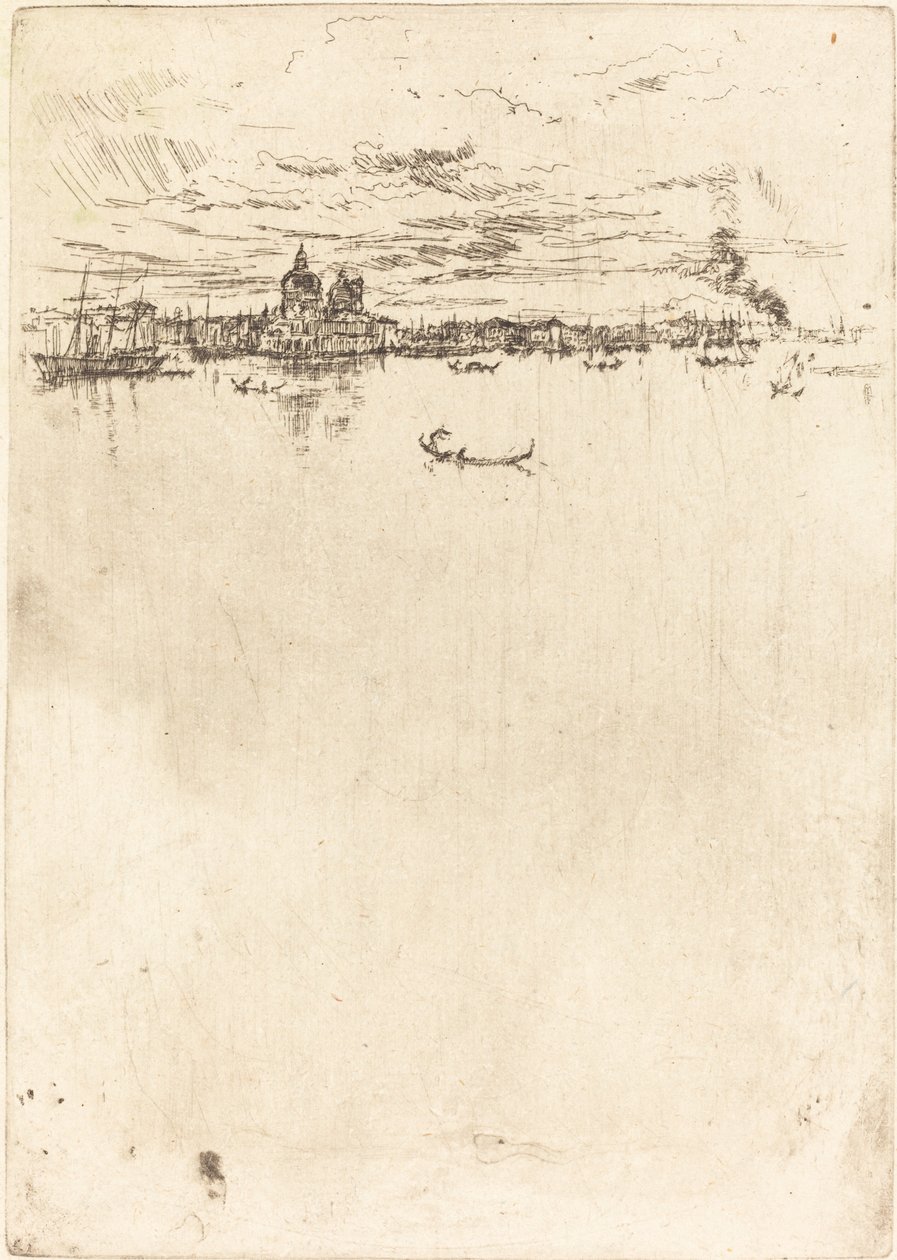 Venecia vertical de James Abbott McNeill Whistler