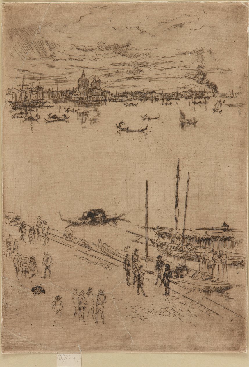 Venecia vertical de James Abbott McNeill Whistler
