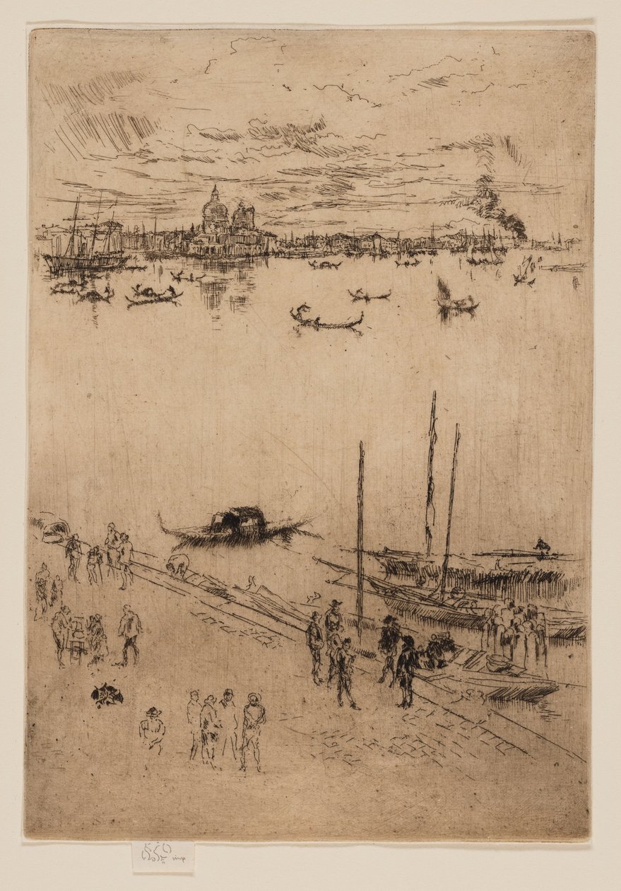 Venecia vertical de James Abbott McNeill Whistler