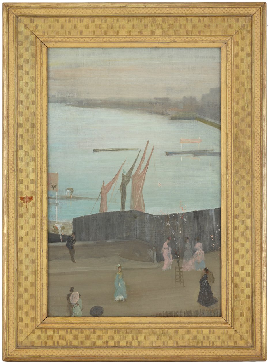 Variaciones en rosa y gris: Chelsea de James Abbott McNeill Whistler