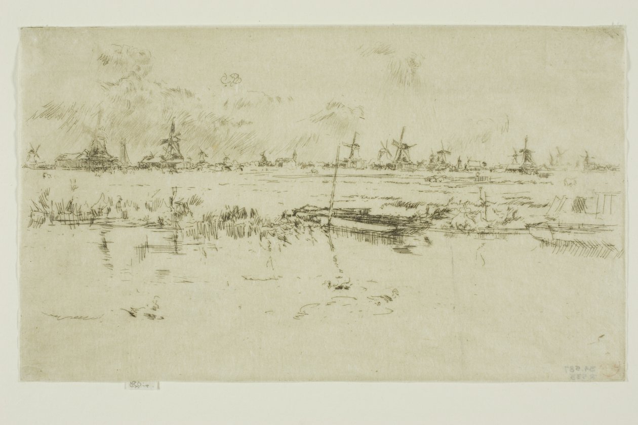 Zaandam de James Abbott McNeill Whistler