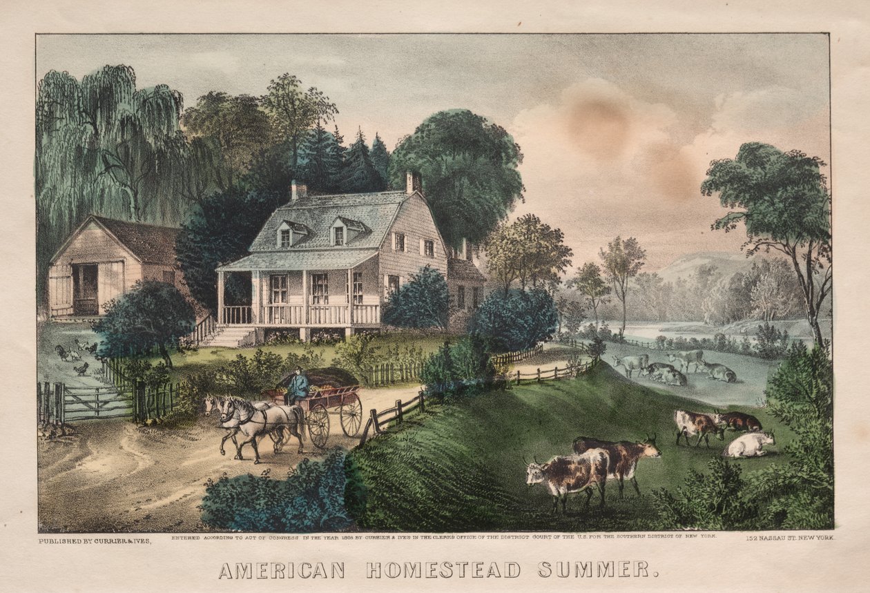 Granja Americana, Verano de James Merritt Ives