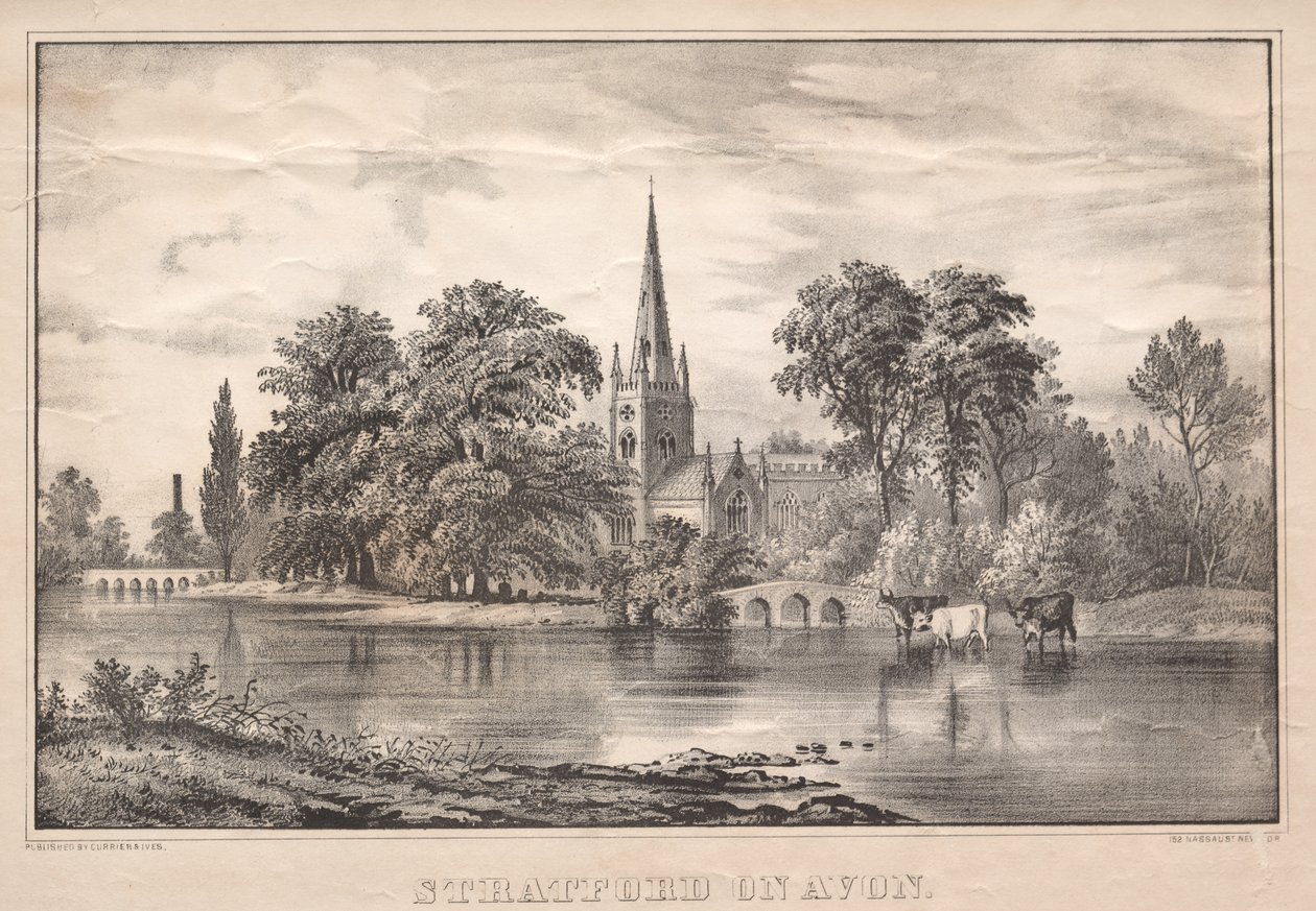 Stratford on Avon de James Merritt Ives
