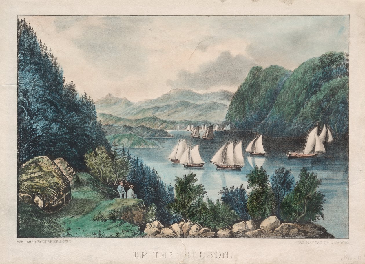 Río Hudson de James Merritt Ives