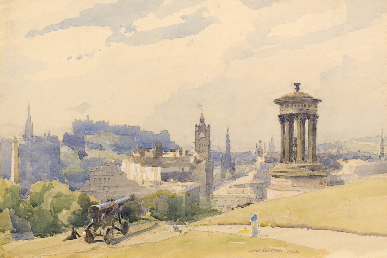 Edimburgo desde Calton Hill de James Paterson