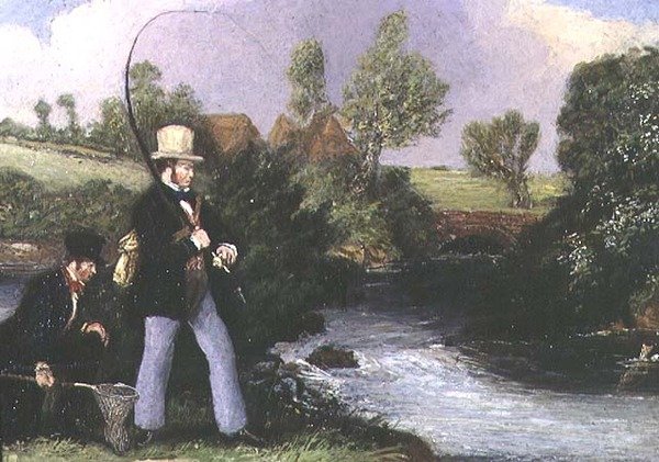 Escena de Pesca de James Pollard
