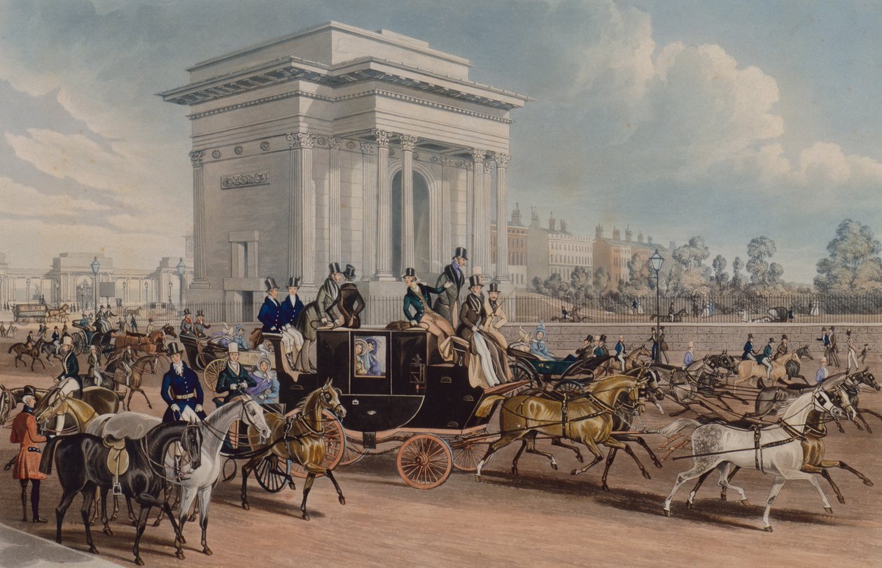 Hyde Park Corner de James Pollard