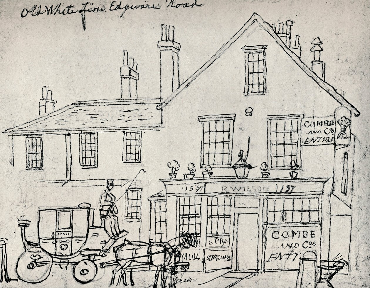 El Viejo León Blanco, Edgware Road de James Pollard