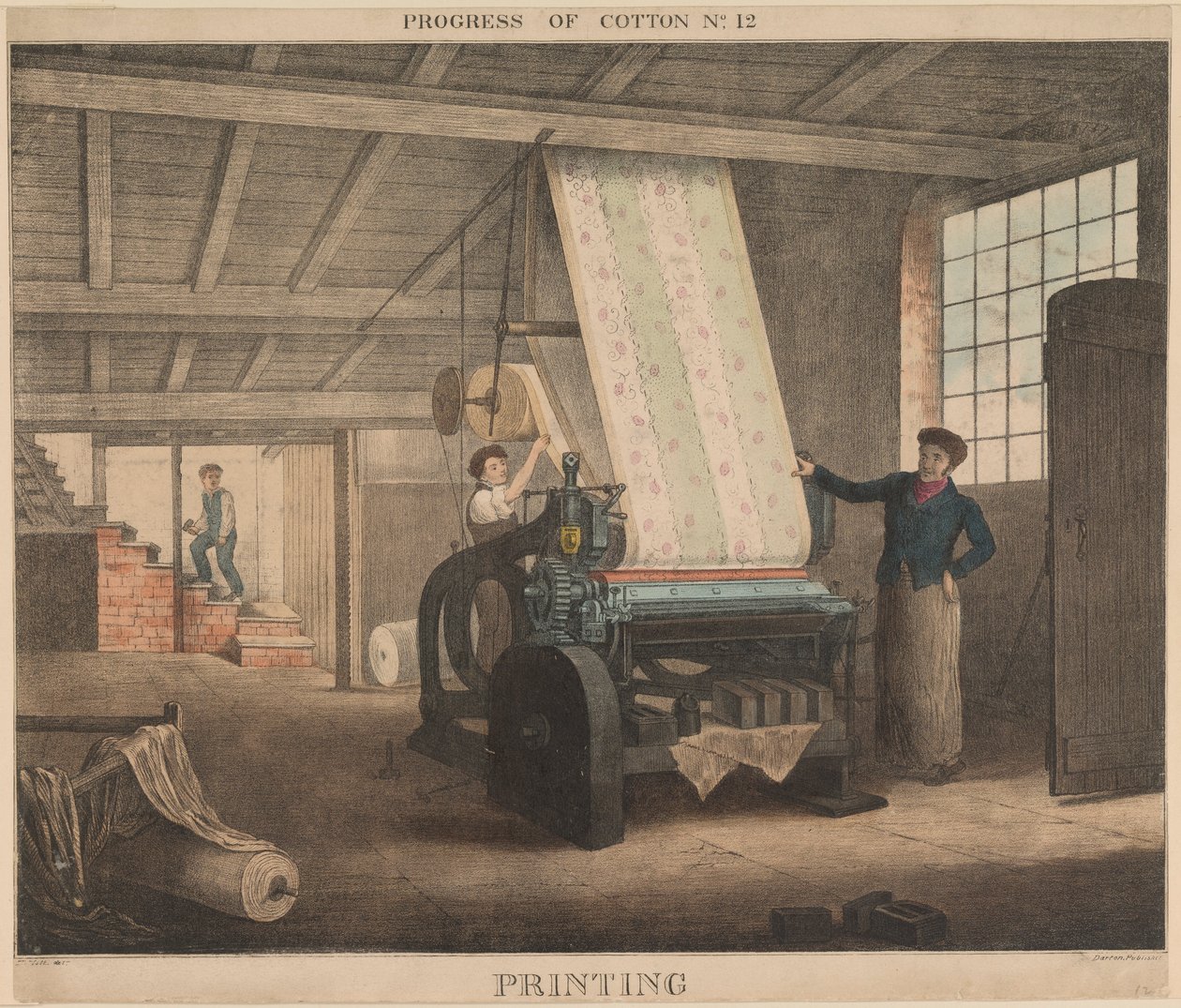 Progreso del algodón, #12: Estampado de James Richard Barfoot