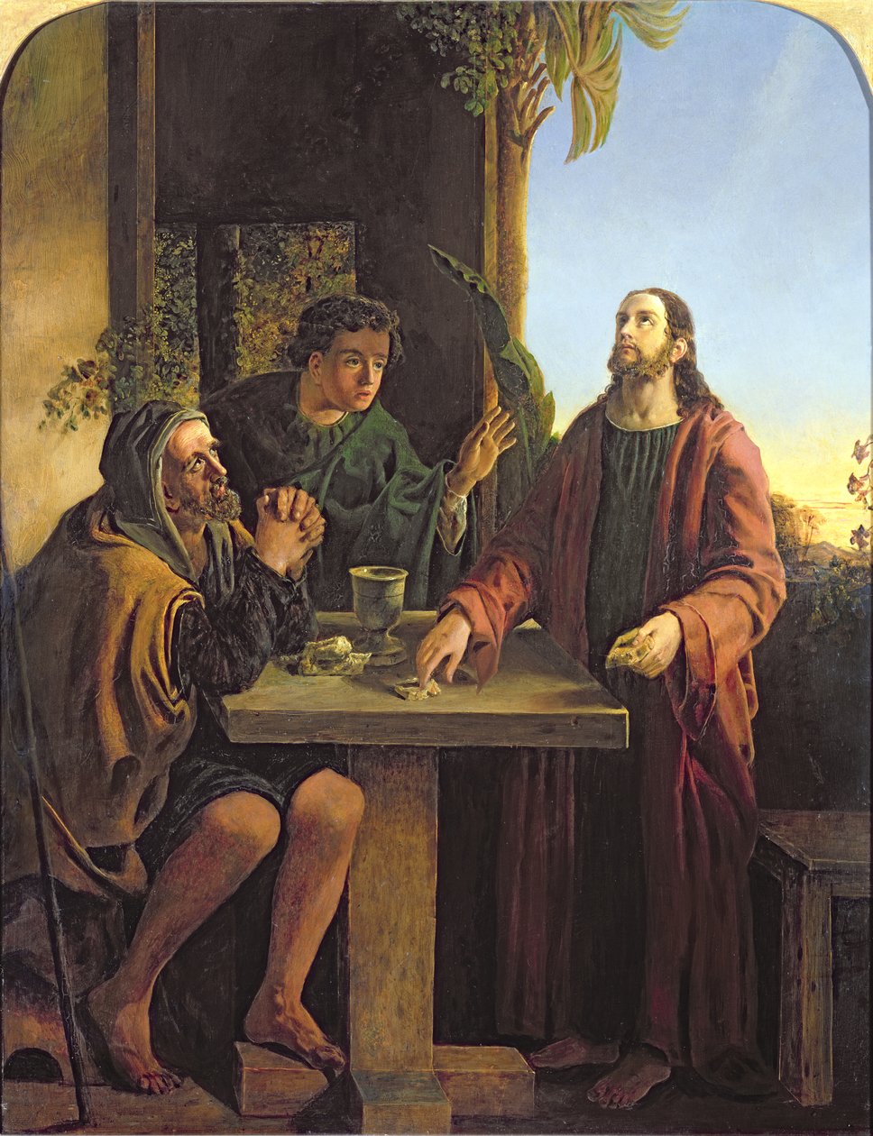 Cristo en Emaús de James Smetham