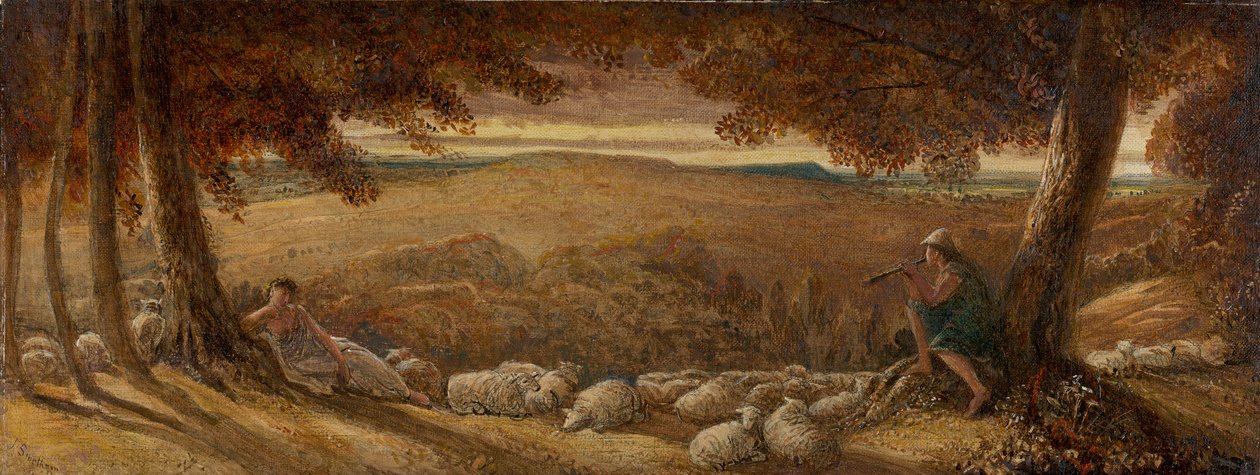 Pastos de tarde de James Smetham