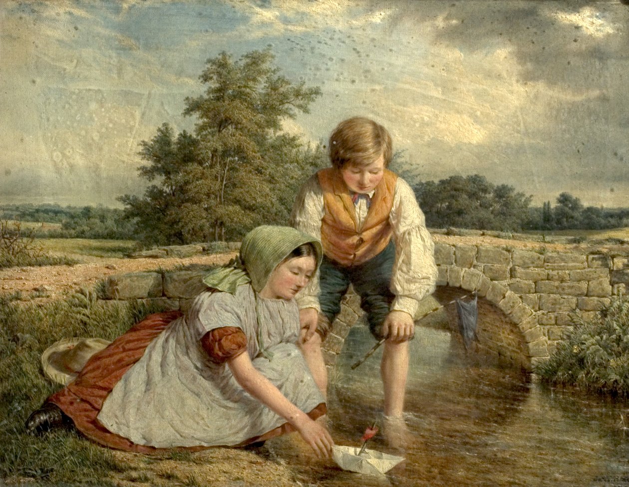 El lanzamiento, 1858 de James T. Hart