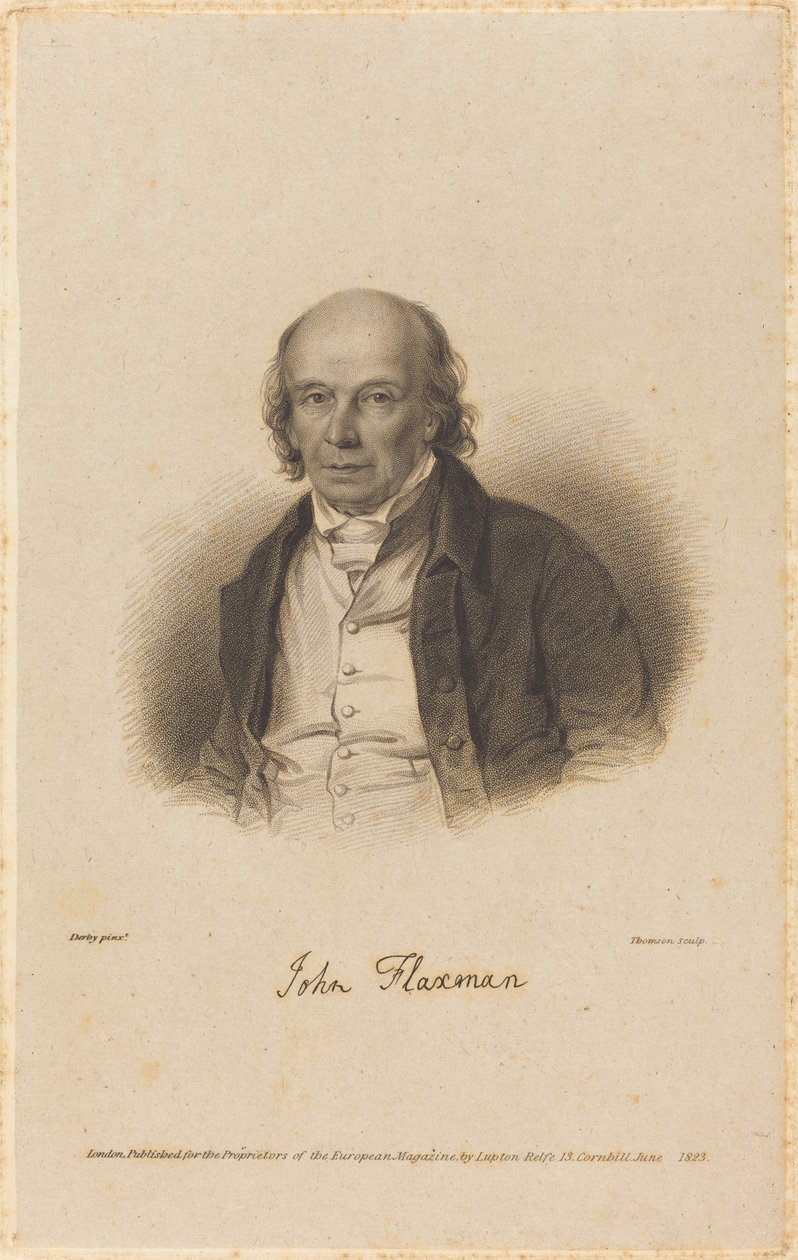 John Flaxman de James Thomson after William Derby