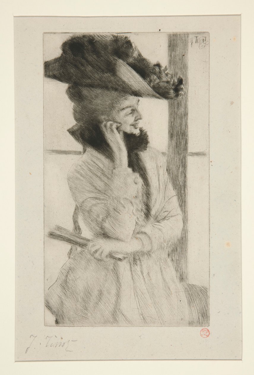 A la ventana de James Tissot