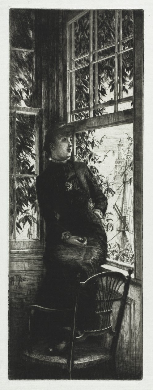 At the Sea Side de James Tissot