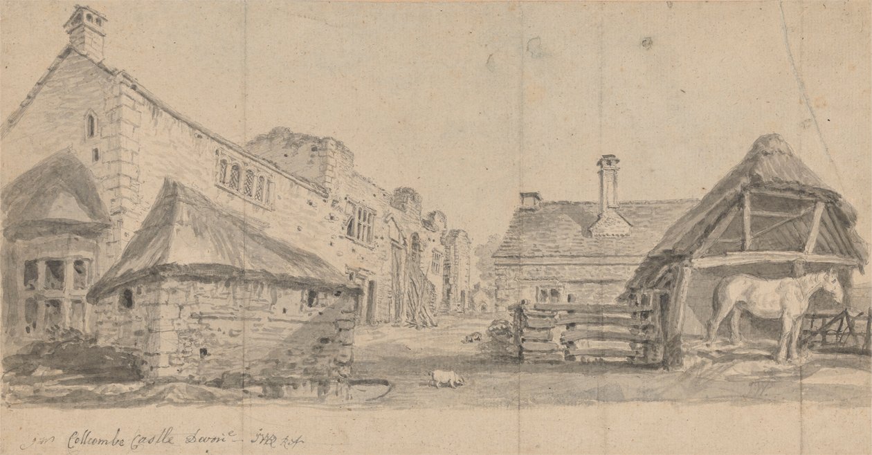 Castillo de Collcombe, Devonshire de James Ward