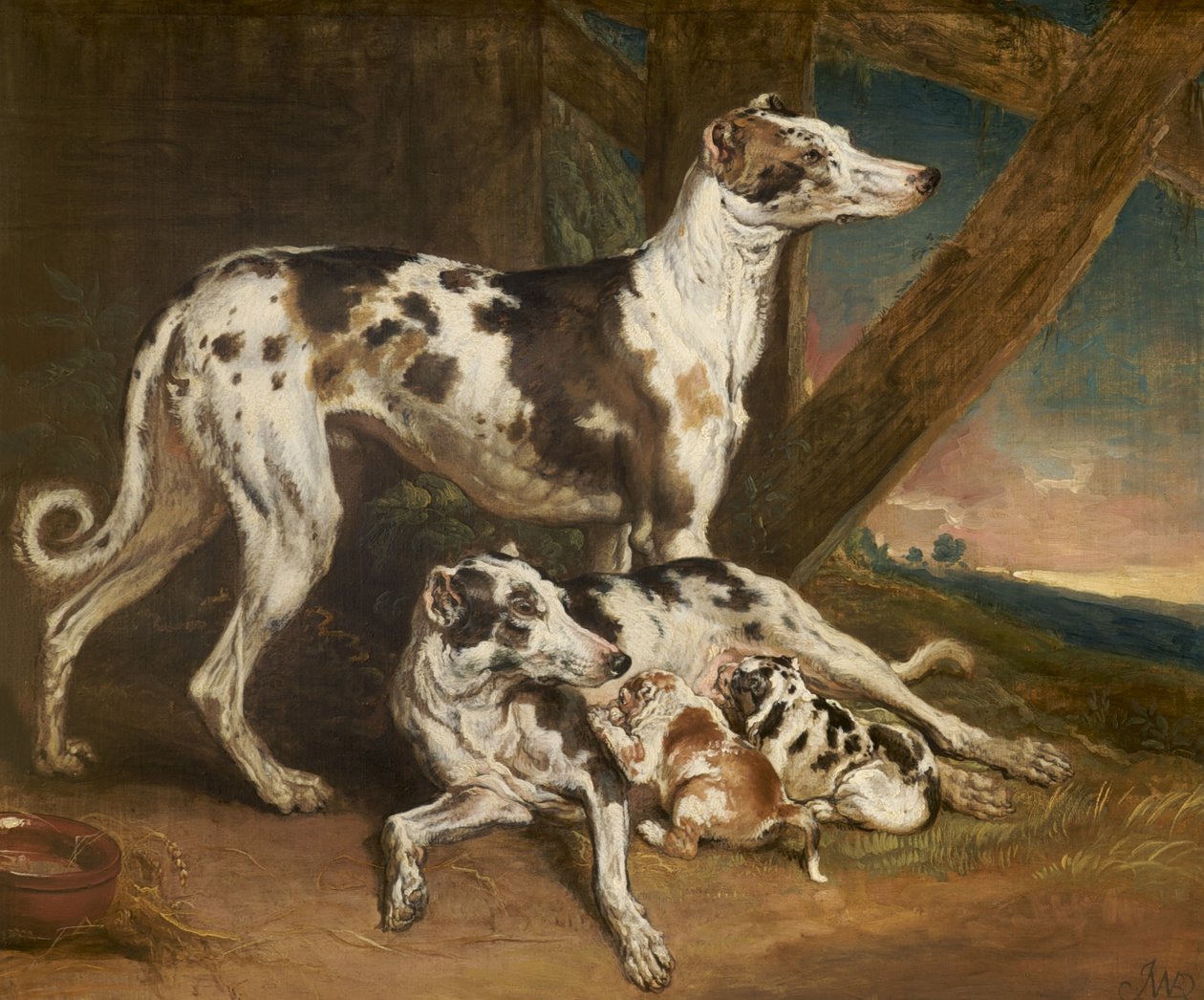 Perros Dálmatas de James Ward