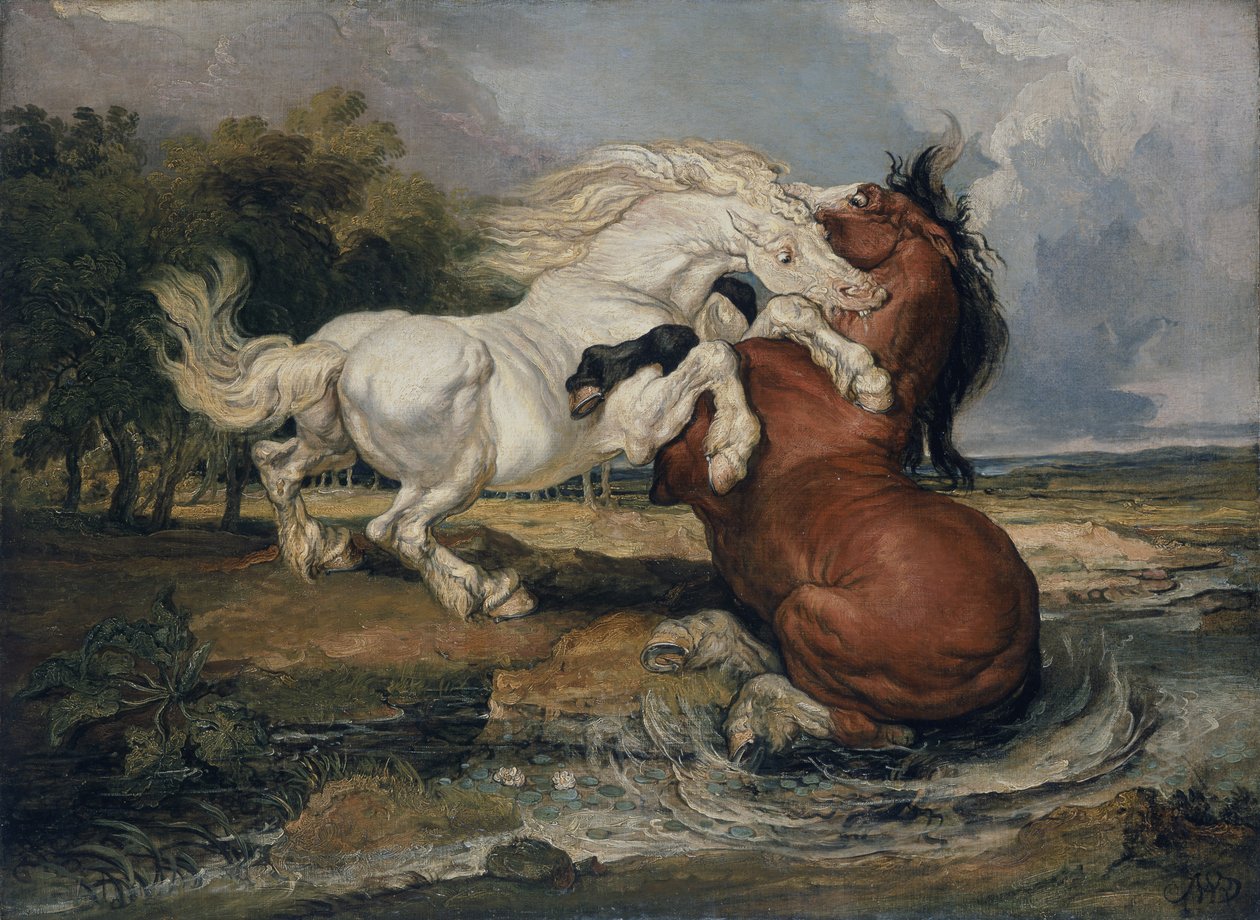 Caballos de combate de James Ward